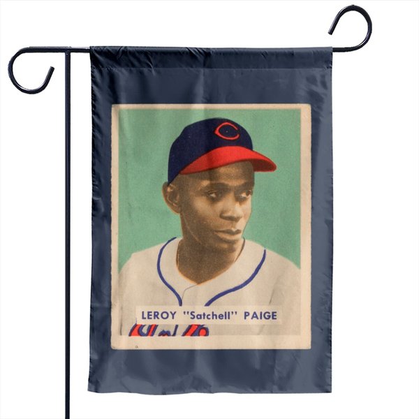 Satchel Paige 1949 Bowman - Satchel Paige - Garden Flags-image