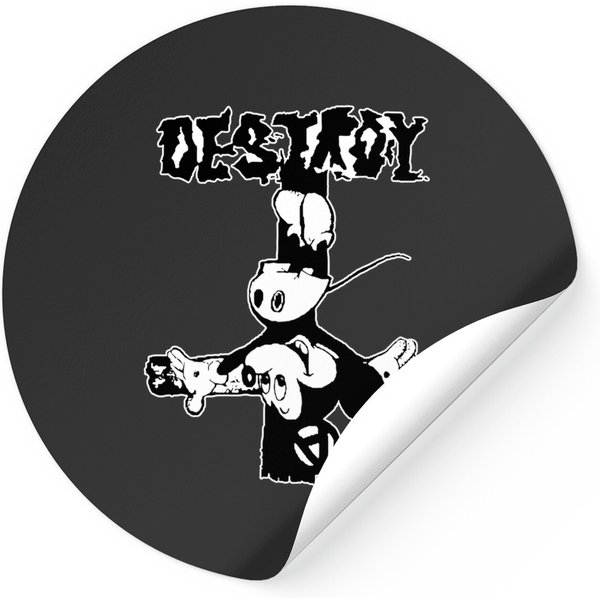 Destroy Lonely Opium Stickers-image