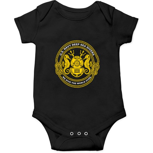 Us Navy Deep Sea Diver - Us Navy Deep Sea Diver - Onesies-image