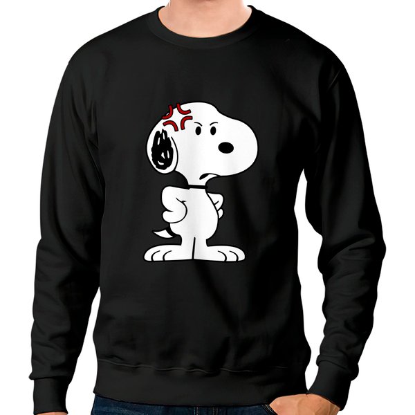 Angry Snoopy - Snoopy - Sweatshirts-image