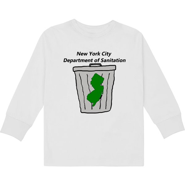 Ny Department Of Sanitation Kids Long Sleeve T-Shirts-image
