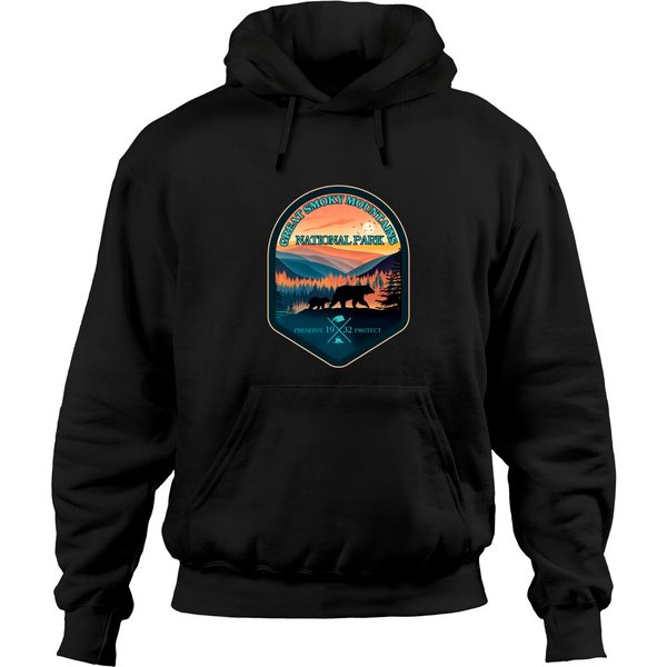 Great Smoky Mountains National Park Est 1932 Souvenir Hiking - Great Smoky Mountains National Park - Hoodies-image