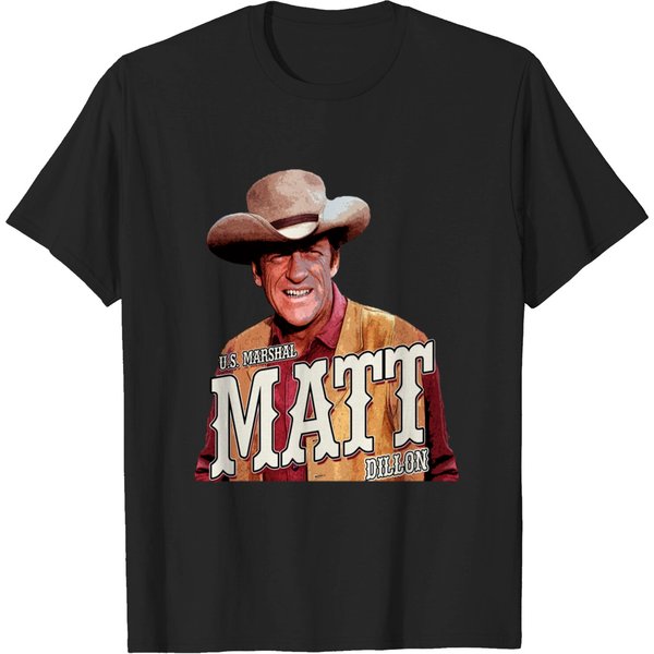 Gunsmoke T-Shirtus Marshal Matt Dillon From Gunsmoke T-Shirt-image