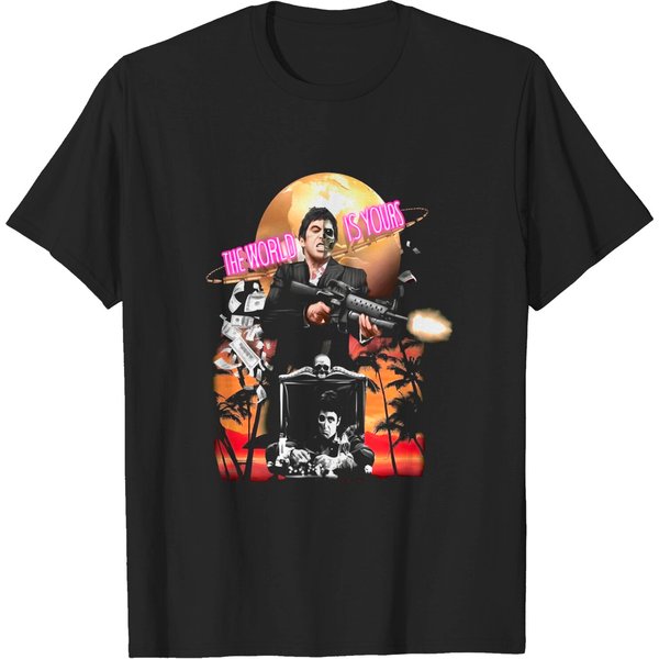 The World Is Yours Unisex T Shirt| Scarface|-image