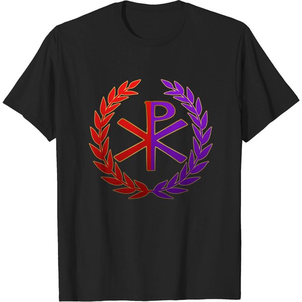 Roman Empire East And West Chi Rho Symbol - Roman Empire - T-Shirt-image
