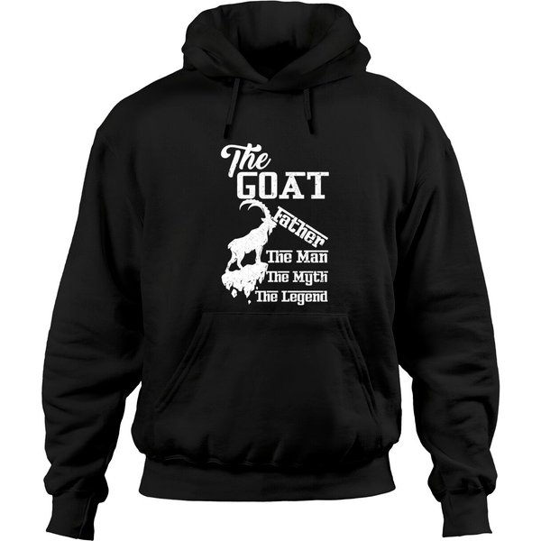 The Goat Father The Man The Myth The Legend - Goat - Hoodies-image