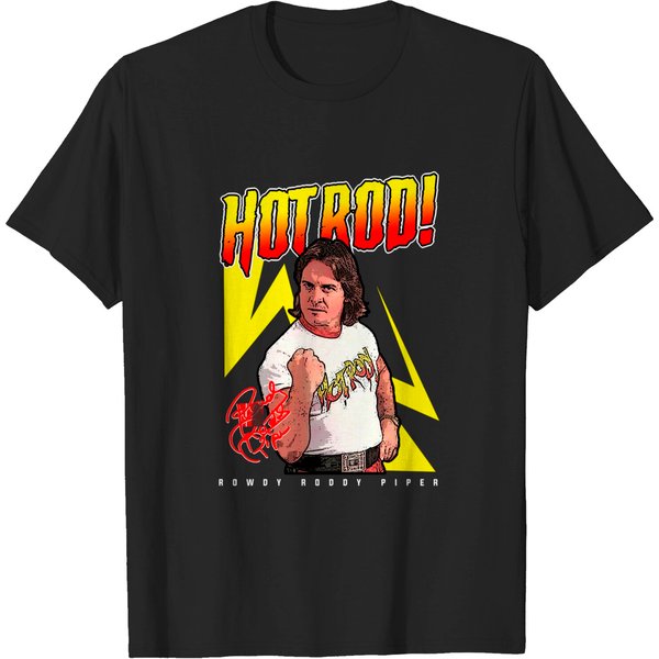 Hot Rod Rowdy - Roddy Piper - T-Shirt-image