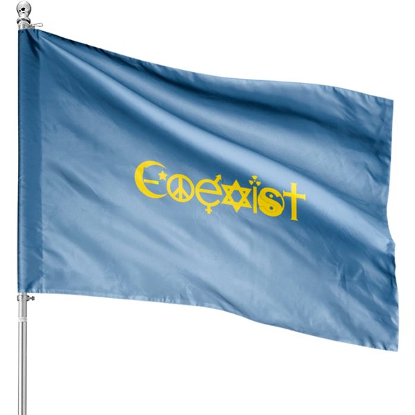 Coexist Symbols By.Rakagallery #0007 House Flags-image