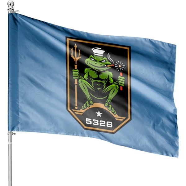Us Navy Seal Freddie Frog 5326 House Flags-image