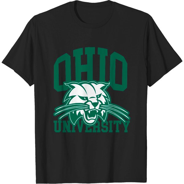 Ohio University Green On White - Ohio University - T-Shirt-image