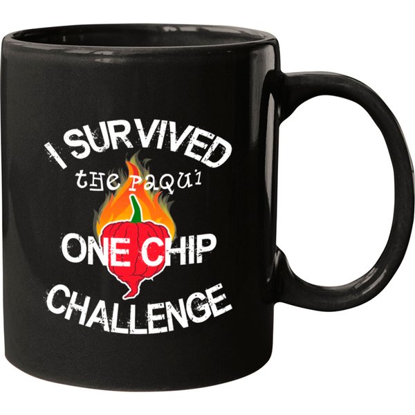 Paqui Hot Spicy Chip #onechipchallenge Mugs