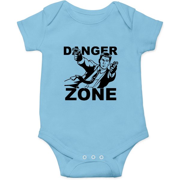 Archer Danger Zone Fx Tv Funny Cartoon Cotton Blend Adult - Kid - Onesies-image