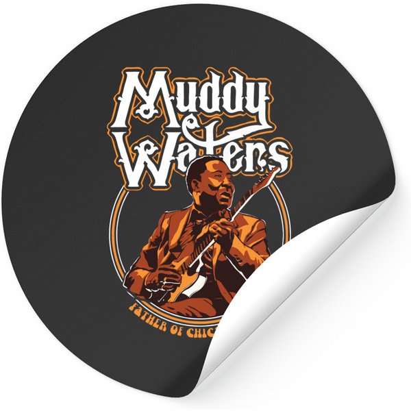 Muddy Waters Stickers - Father Of Chicago Blues-image
