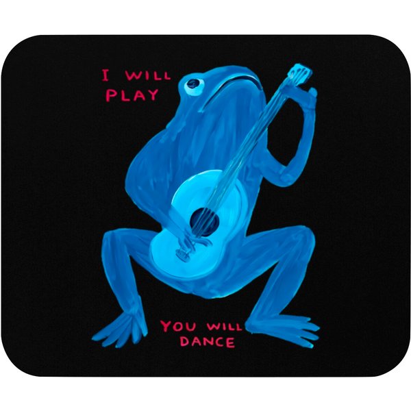 I Will Play David Shrigley Mouse Pads-image