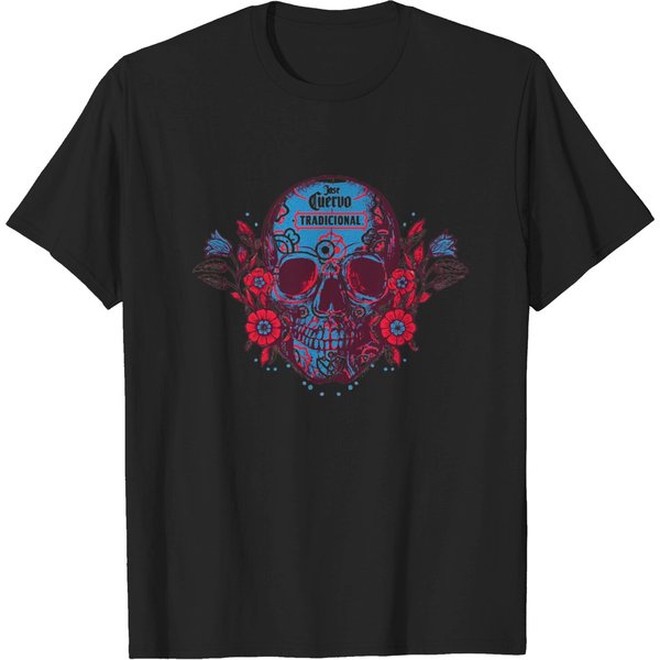 Jose Cuervo-Tradicional Tequila-Skull Logo T-Shirt-image