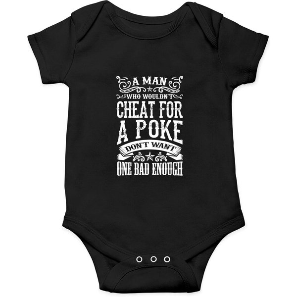 Lonesome Dove: Cheat For A Poke Onesies-image