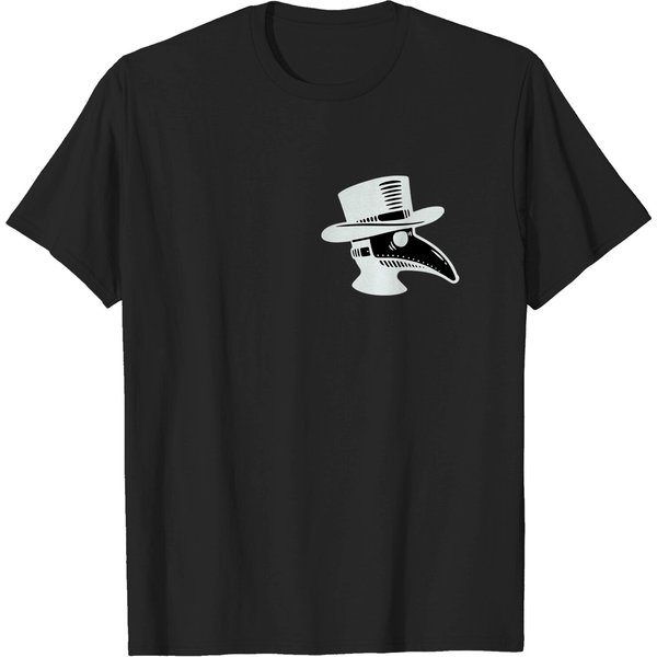 Small Plague Doctor Logo Shirt T-Shirt-image
