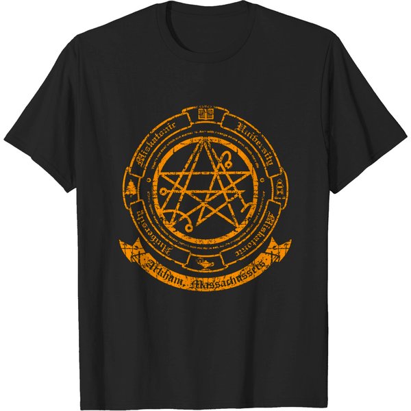 Miskatonic University Logo, Double Distressed - Miskatonic University - T-Shirt-image