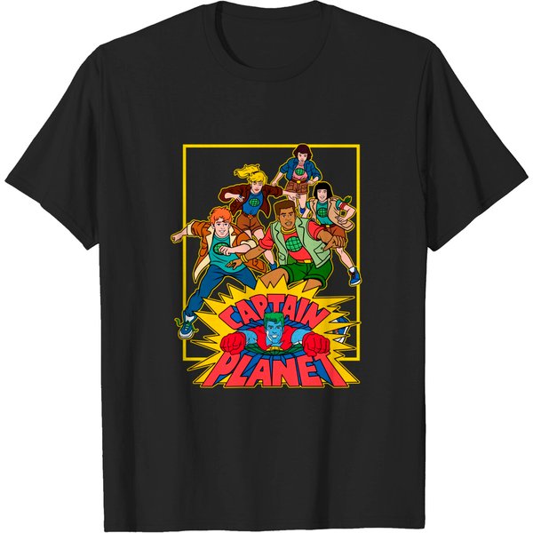 Captain Planet And The Planeteers - Captain Planet - T-Shirt-image