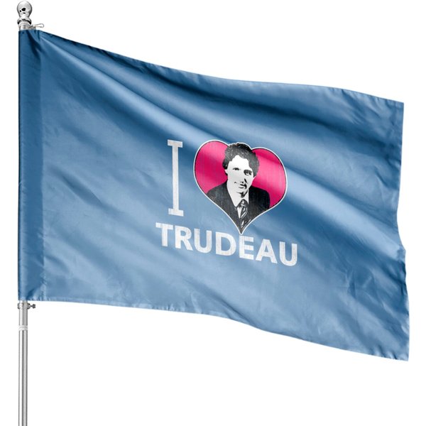 I Heart Trudeau House Flags-image