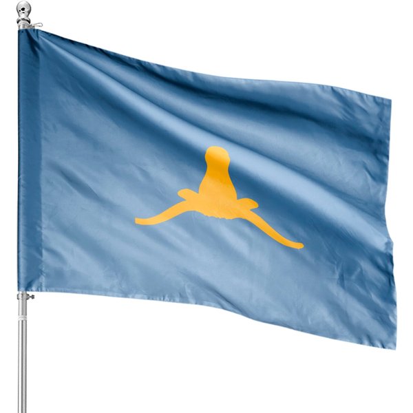 Horns Down - Gold - Horns Down - House Flags-image