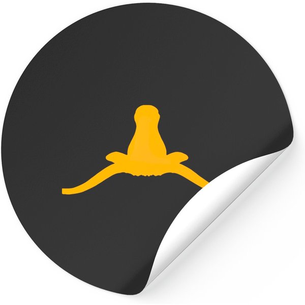 Horns Down - Gold - Horns Down - Stickers-image