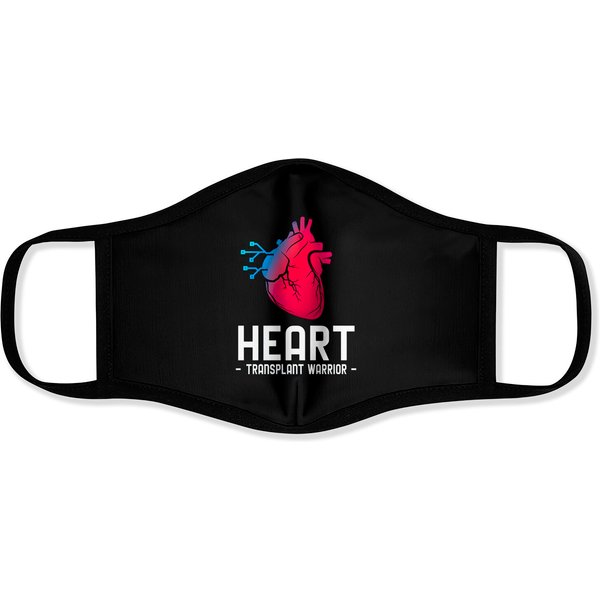 Heart Transplant Recipient Surviving Pride Face Masks
