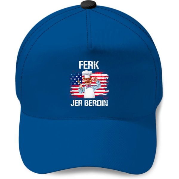 Ferk Jer Berdin Swedish Chef - Ferk Jer Berdin Baseball Cap-image