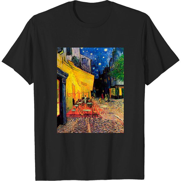 Night Cafe By Vincent Van Gogh - Van Gogh - T-Shirt-image