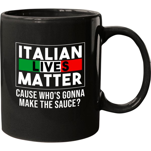 Funny Italian Lives Matter Cook Gift Italy Flag. Mugs