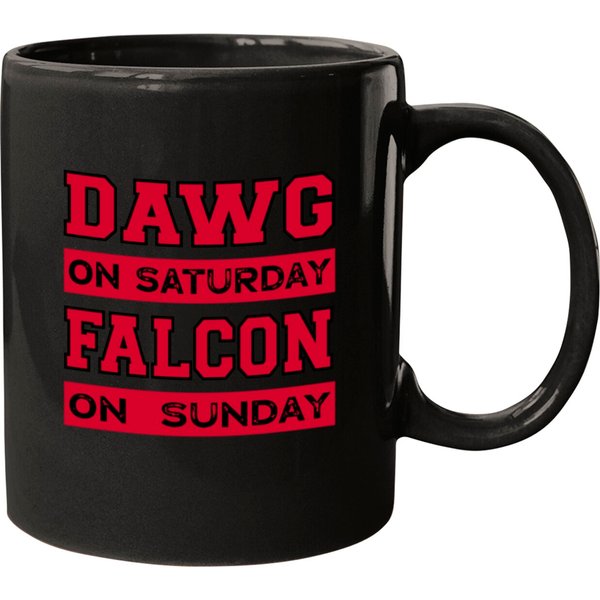Dawg On Saturday Falcon On Sunday Atlanta Athens F Mugs