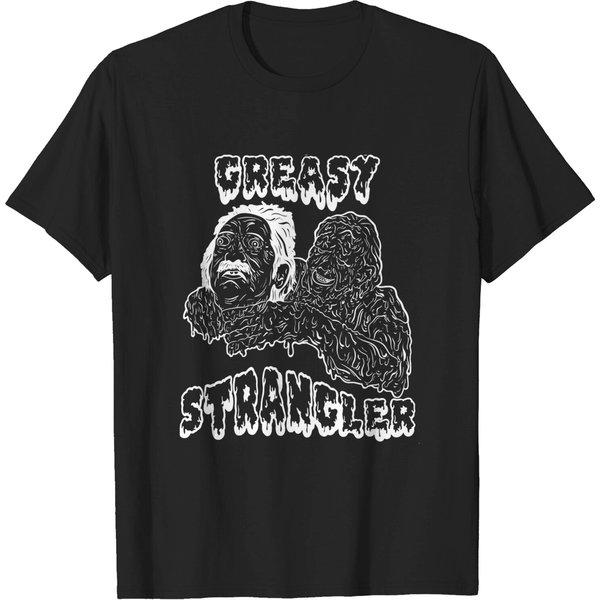The Greasy Strangler Black And White - The Greasy Strangler - T-Shirt-image