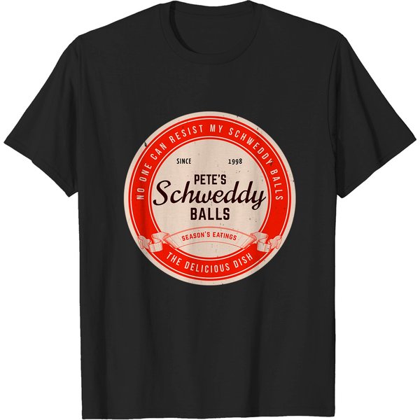 Pete'S Schweddy Balls - Vintage Logo - Schweddy Balls - T-Shirt-image