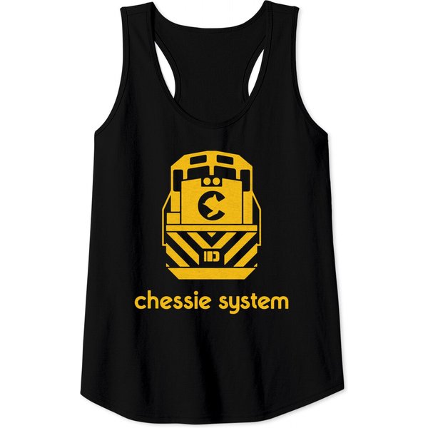 Chessie System Railroad Train Engine - Chessie System Railroad - Tank Tops-image