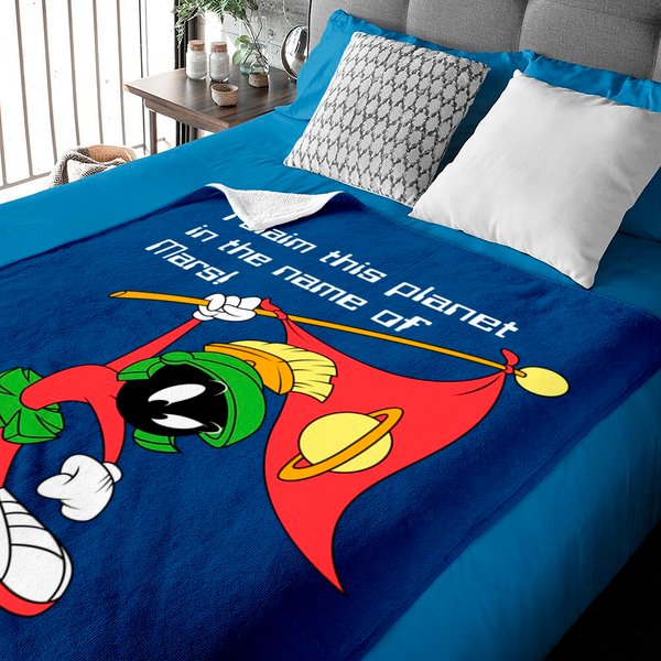 Marvin The Martian™ Claiming Planet Baby Blankets-image