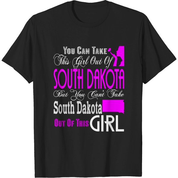 South Dakota T Shirt, South Dakota Girl T Shirt T-Shirt-image