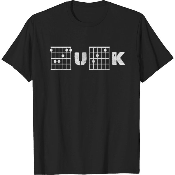 Funny F Chord U Guitarist Player Guitar Lover T-Shirt-image