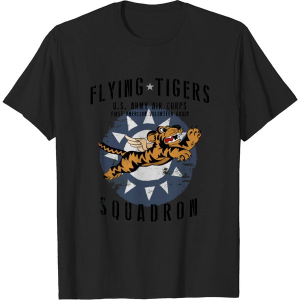 Flying Tiger's Squadron Wwii Vintage T-Shirt-image