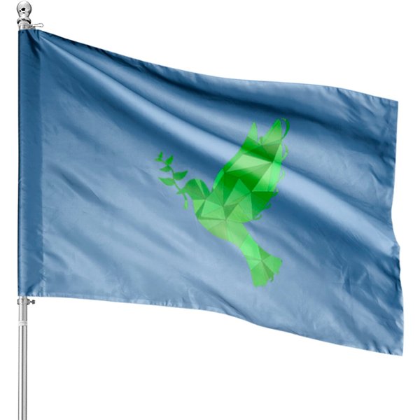 Dove Of Peace House Flags-image