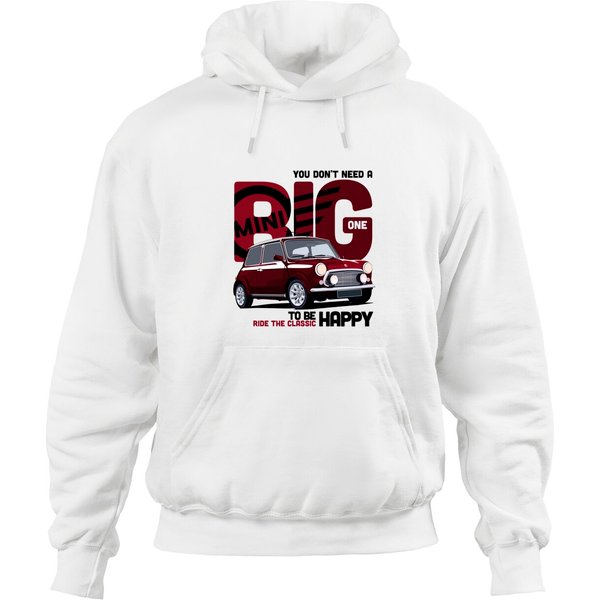 Mini Cooper - Ride The Mini Classic - Classic Car - Hoodies-image