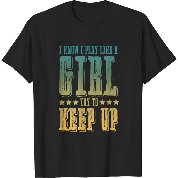 Girl Girl Field Hockey T-Shirt-image
