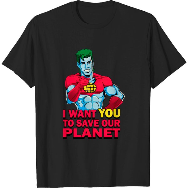 Planeteer Call - Captain Planet - T-Shirt-image
