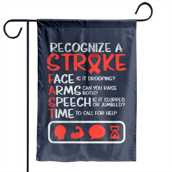 Recognize A Stroke Fast Garden Flags