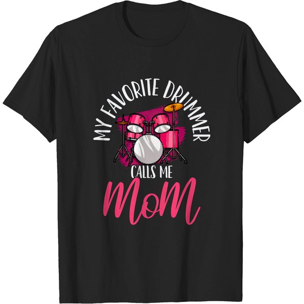 Drummer Mom Drumset Drumming - Drummer Mom - T-Shirt-image