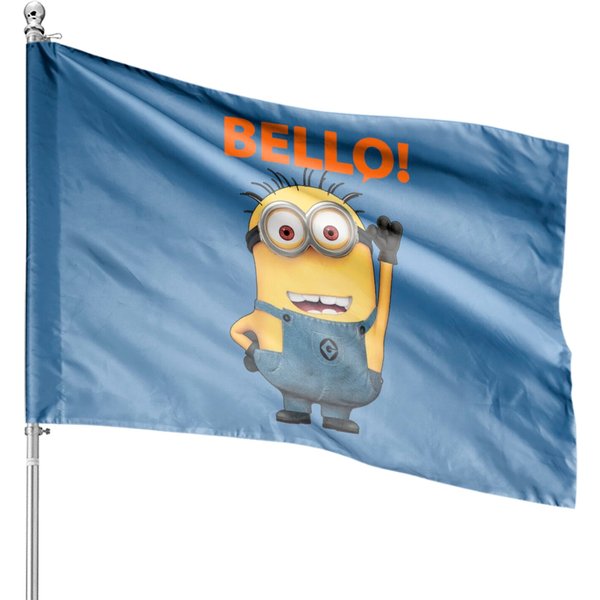 Bello Minions Cartoon Printed Kids Unisex Boy Girl House Flag Gift House Flags-image