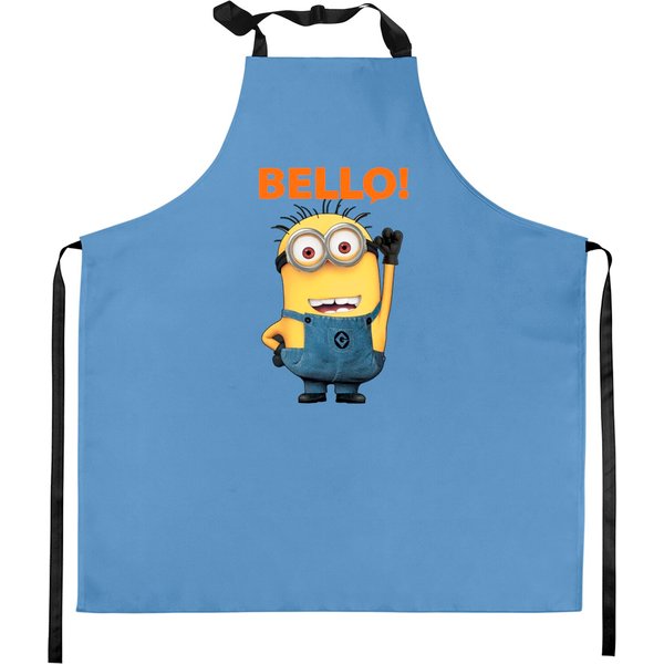 Bello Minions Cartoon Printed Kids Unisex Boy Girl Kitchen Apron Gift Kitchen Aprons-image