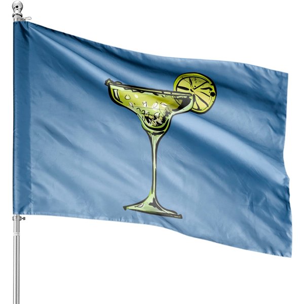 Margarita Cocktail House Flags-image