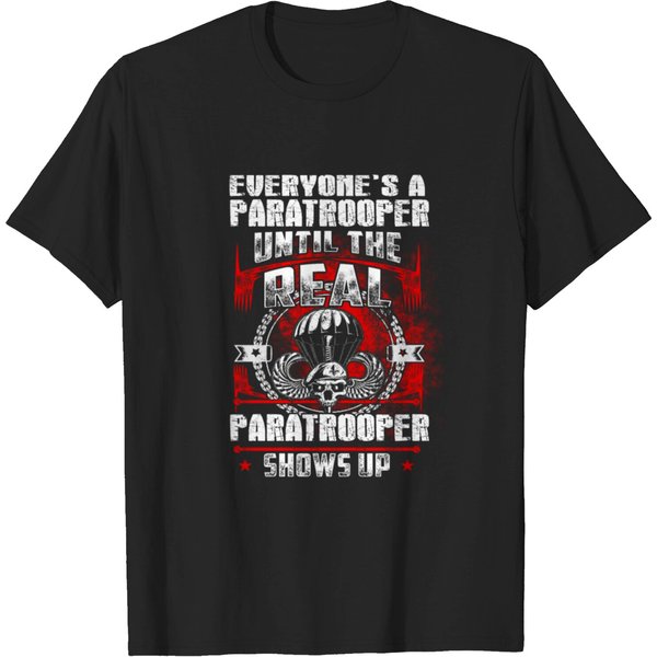 Airborne Paratrooper, 82Nd Airborne Paratrooper, P T-Shirt-image