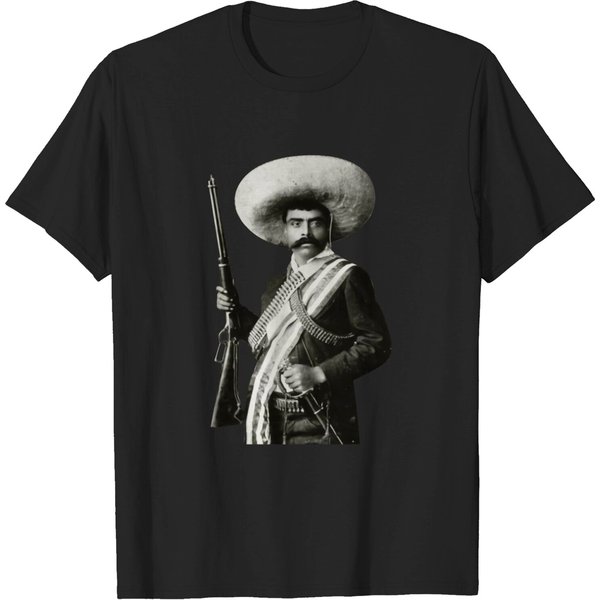 Emiliano Zapata Mexican Revolution Cool Gift Tee T Shirt-image