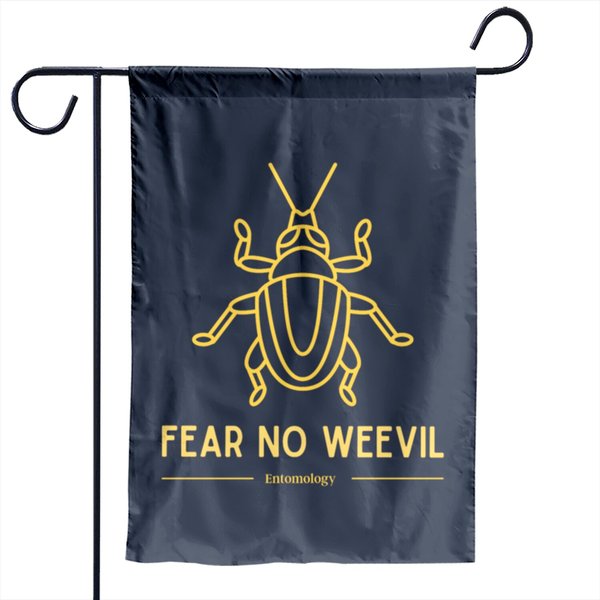 Fear No Weevil Garden Flags-image